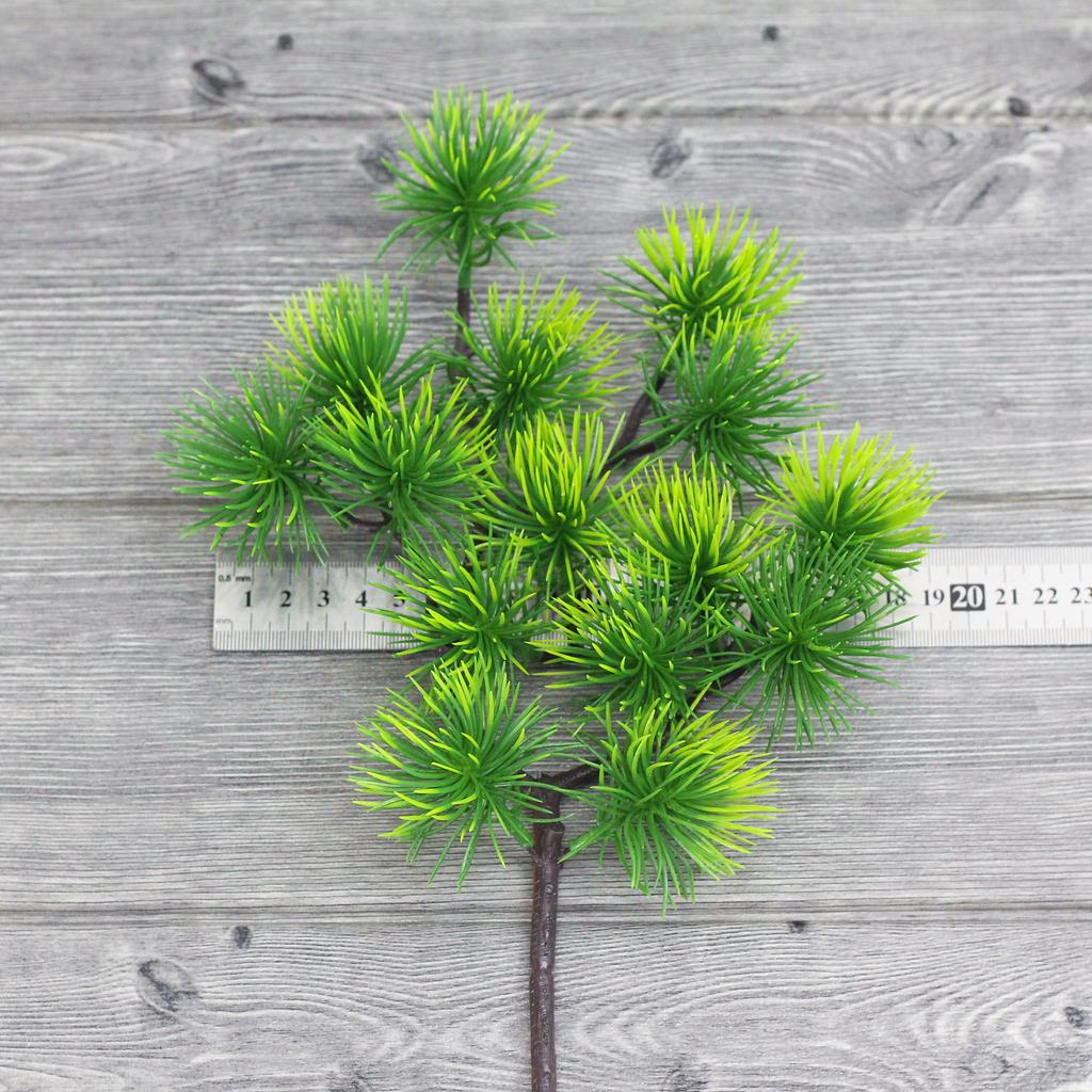 Single Large Pine Needle Beauty Pine Branch Green Plant Accessories Garden Landscaping Big Tree Beauty Pine
