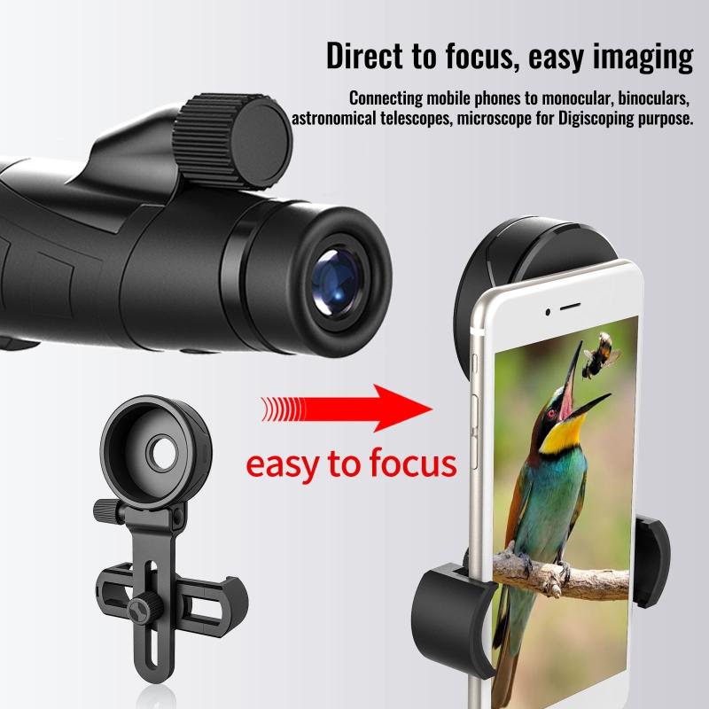Phone Adapter Mount Holder Telescope Scope Microscope For Binoculars Universal