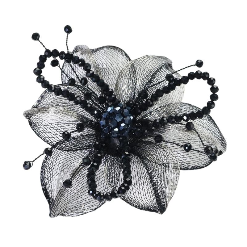

Crystal Flower Brooch Applique DIY Crafts for Jeans Hat Bag Scarf Curtain Clothes Accessories Badges Sew on