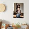 Iron Wall Art Metal Sign Women Home Decor Durable Wall Hanging for Cafe Bar Office Christmas Gift