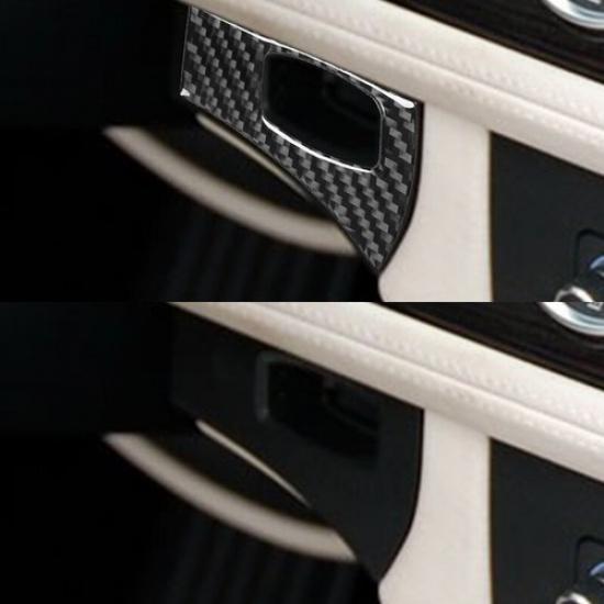 For BMW Z4 E89 09-16 Carbon Fiber Engine Start Switch Key Hole Panel Cover Trim