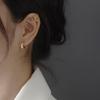 European & American S925 Sterling Silver Geometric Wide Ear Hoops - Trendy Internet Celebrity Earrings