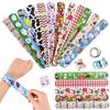 12Pcs Cartoon Farm Animals Slap Bracelets Kids Farm Theme Birthday Party Favors Gifts for Guest Goodie Bag Filler Toys Supplies 5