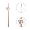 New Bride Team Straws Bachelorette Party Rose Gold Straws Decoration Bridal Shower Wedding Party Supplies Set Of 10 Night Party