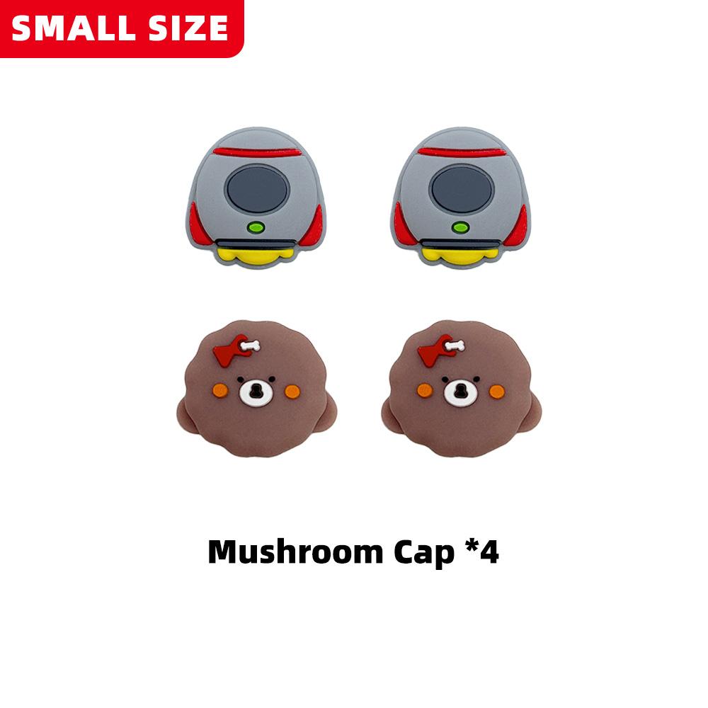 

Милые силиконовые накладки на аналоговые стики для Switch Joycon, колпачки для стиков для R36S для Switch 2 Аксессуары