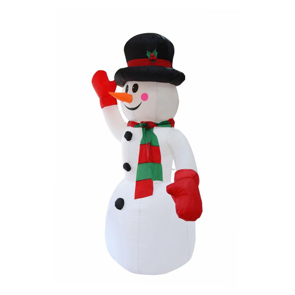 8 FT Height Inflatable Snowman for Christmas Home Yard Ornaments Stage Prop American Plug