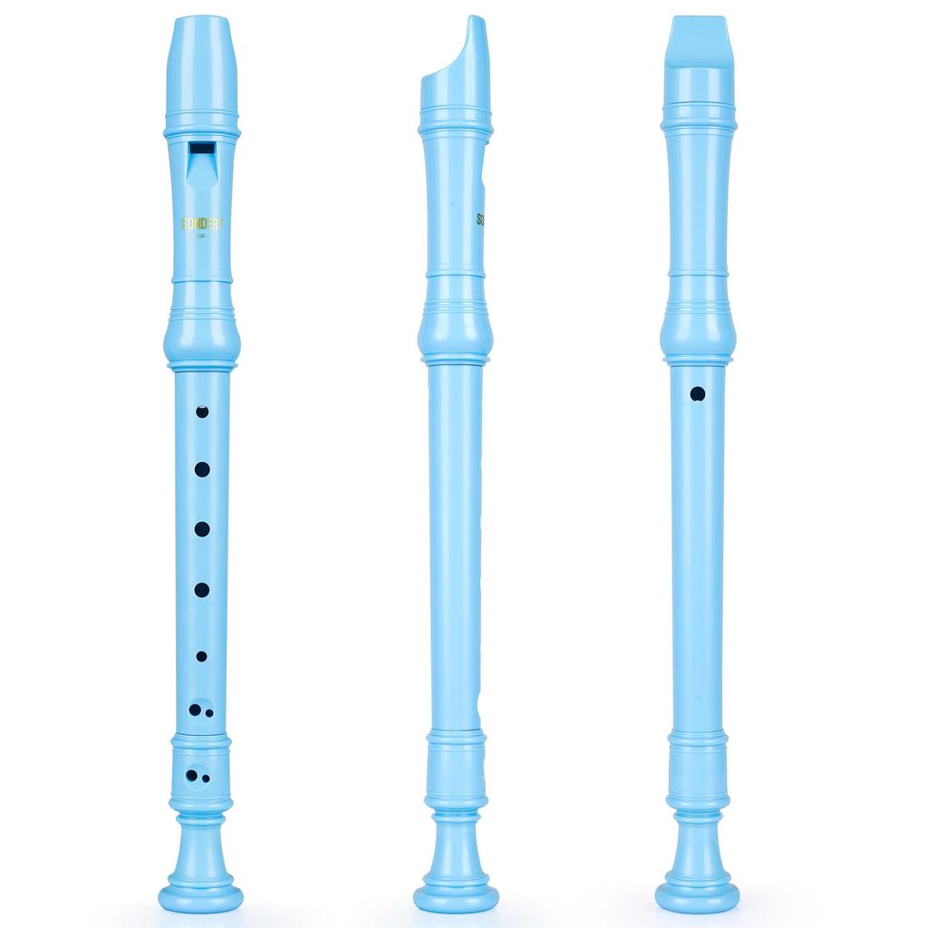 Sondery Beginner Soprano Recorder Flute Instrument with German Fingering