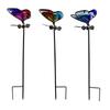 Creative Dragonfly Garden Stake Metal Garden Pile Crafts Decorative Floor Plugs  Lawns