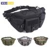 Outdoor Waist Bag Men's Tactical Waterproof Molle Camouflage Hunting Hiking Climbing Nylon Mobile Phone Belt Pack Combat Bags