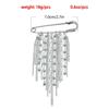 Elegant Pearl Chain Tassel Brooch Fashion Women Clothing Decor Accessories Jewelry Pin Pants Waist Adjust Pins Bag Pendant Gifts