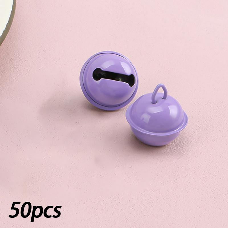 Clochettes Colorées 14/18/22mm Petit Pendentif Accessoires Porte-clés DIY Clochettes Rondes pour Animaux (50 pièces)