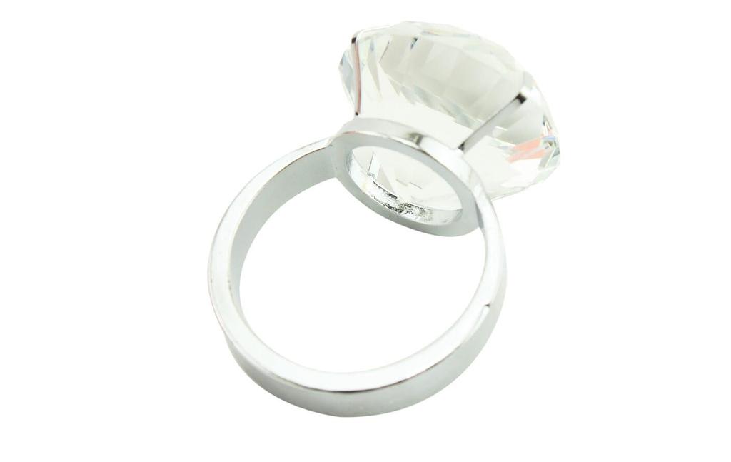 Navire Super Giant Diamantähnlicher Ring, Perfekt für Anträge, Überraschungen und Geschenke, 40 mm