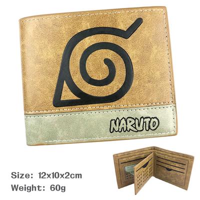 2021 Anime Naruto Miki Leaf Round Embossed Wallet Card Holder