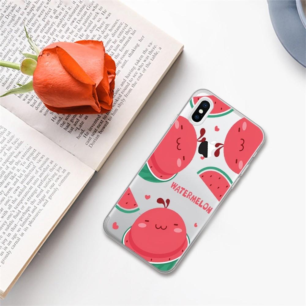 Watermelon Pattern Phone Case for iPhone 16 15 8 7 6 6S Plus X SE XR XS 14 11 12 13 Mini Pro Max Mobile Case