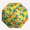 1pc Lemon Orange Pattern Auto-Fold Umbrella with One-Touch Open/Close - 8 Reinforced Ribs for Windproof Stability,  yy251118218