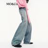MO&Co. 2025 Autumn Mid-Waist Wide-Leg Jeans