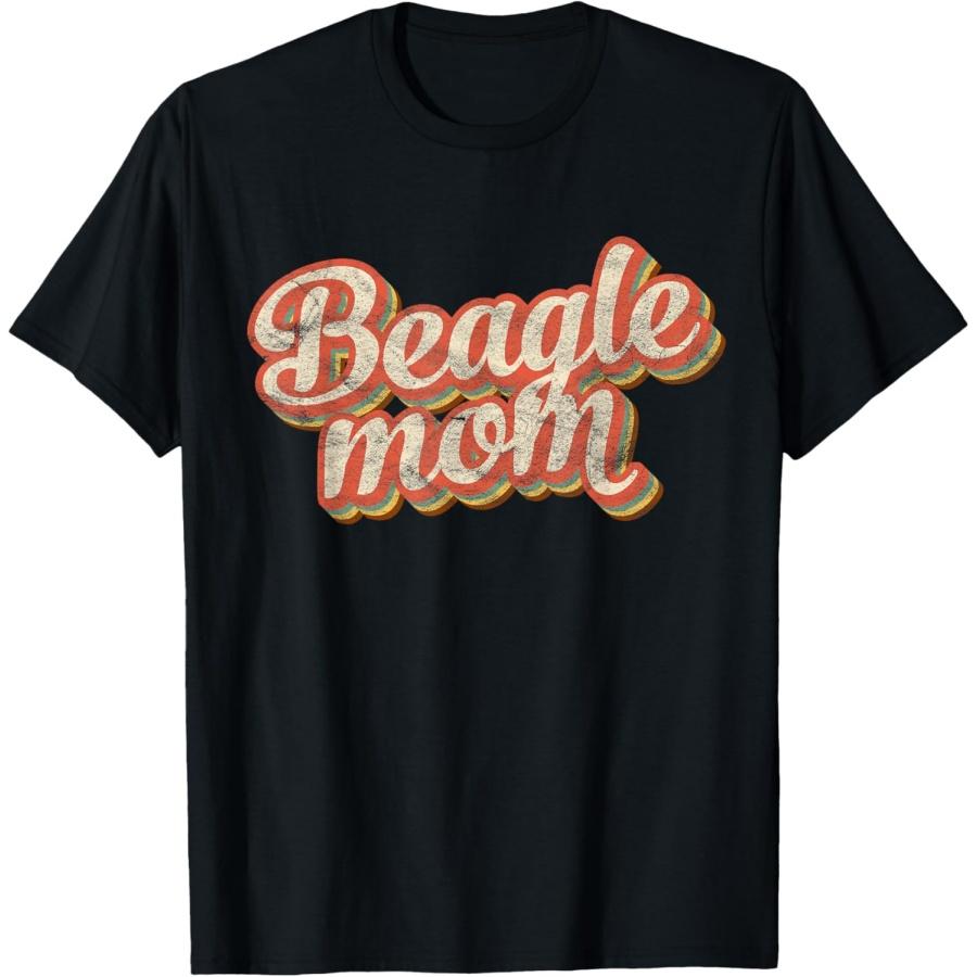 

Винтажный подарок для мамы бигля, для любителя собак, питомца, трехцветная футболка для мамы бигля для мужчин, женщин, девочек, детей XXXXXL чёрный