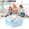 HUAJUN Indoor Ultrasonic Mouse and Insect Roaches Quiet Ultrasonic Mouse Repellent with USB Rechargeable Strobe Light for White Repellent, Non-Toxic,