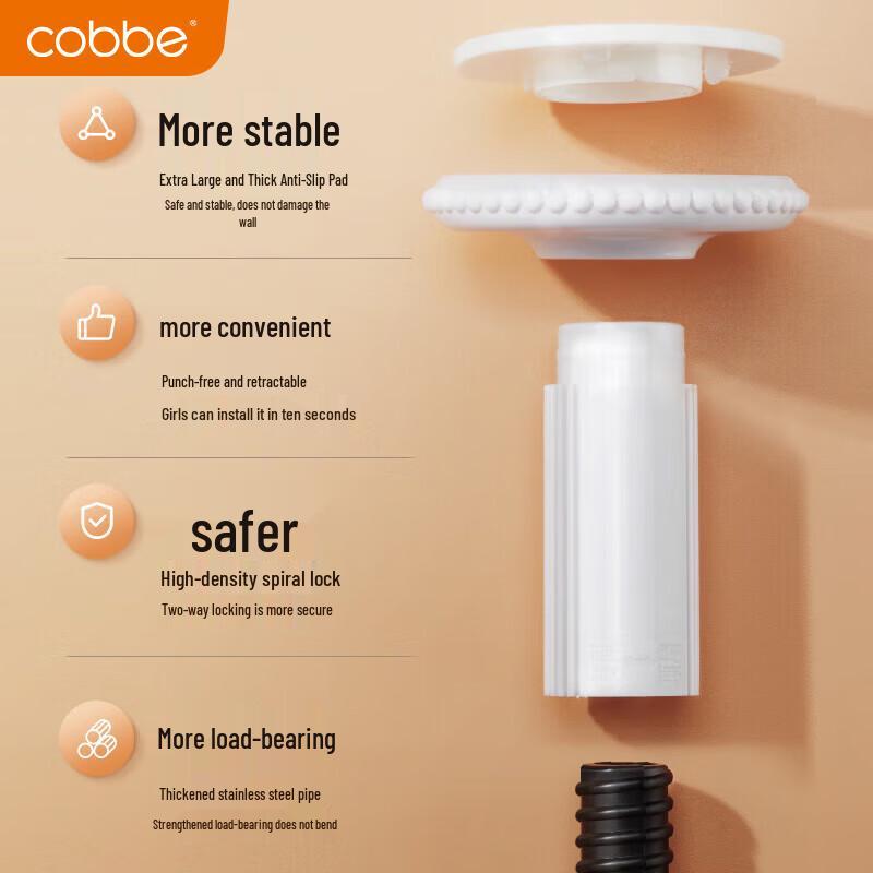 cobbe Punch-Free Telescopic Multi-Purpose Rod