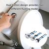 Dual Button Toilet Tank Parts Extended Toilet Tank Repair Tool Simple Install for Easy Installation & Silent Flushing