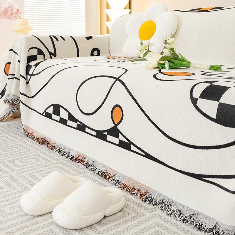 Sofa Towel Non-Slip Four Seasons Universal All-Inclusive Dustproof Cover Sofa Cushion Blanket Leather Sofa Special Cover Cloth Universal Cover Towel