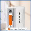 2pcs Set Stainless Steel Sharp Edge Nail Clippers with Nail File Set for Manicure And Pedicure Convenient Portable Travel Outfit