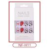 2023 Fake Nails Nail Coffin Stick Designs Box Short Square with Press Glue Tips Art Press On Set Full Cover Artificial