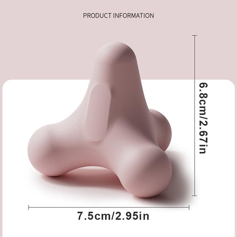Faszienball Vier Ecken Massageball Fitness Akupunktur Silikonball Muskelentspannung Sohle Schulter Nacken Handmassage Sohle