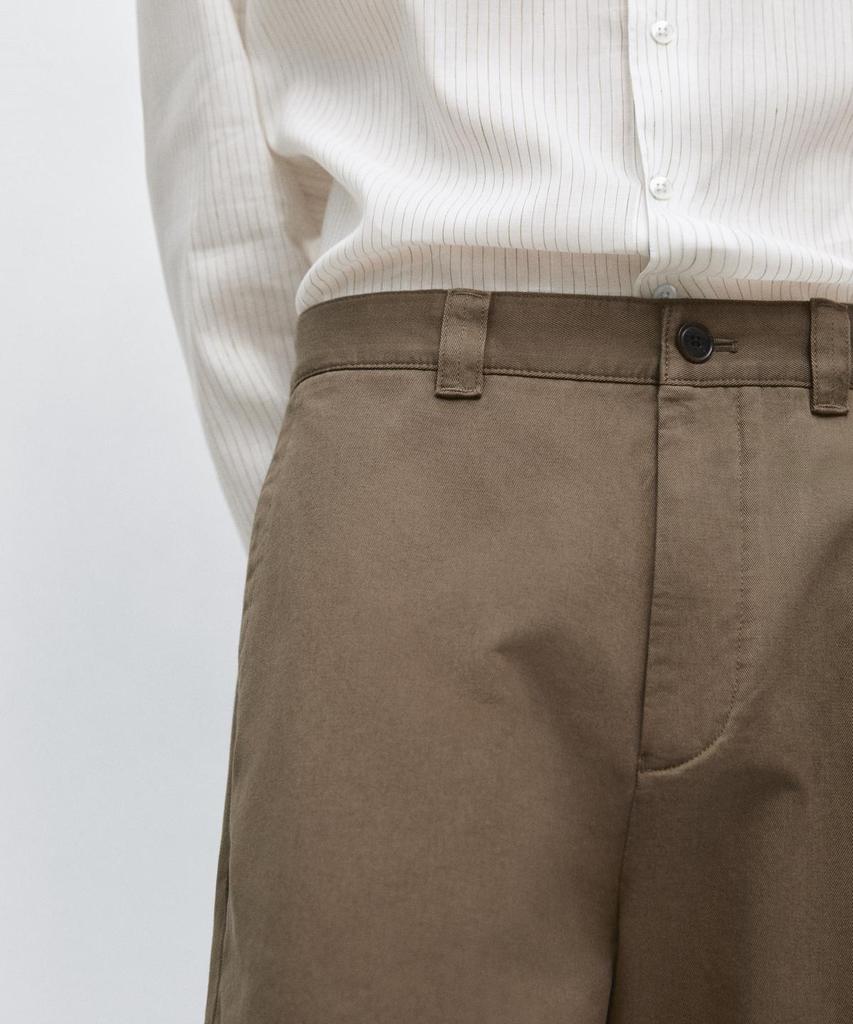 Masimodutti Cotton Relaxed Fit Pants