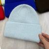 Hat Women's Autumn and Winter Wool Hat Casual Warm Versatile ins Knitted Hat Solid Color Light Board Cold Hat Men's Trend