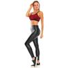 Leggings de couro preto de verão de cintura alta/calças femininas magras/leggings de couro falso/calças de couro finas/tamanho SML-XL-2XL-3XL-4XL-5XL