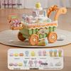 Kids' Ice Cream Cart Pretend Play Set - Toy Kitchen for Ages 3-6, Perfect Children's Day Gift
