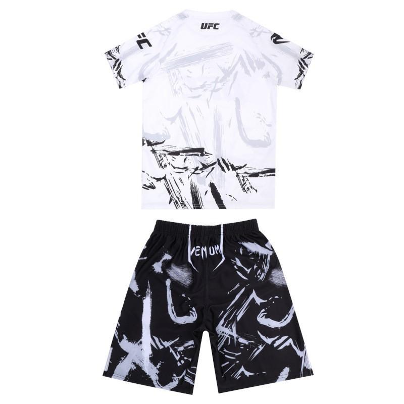 MMA Boxing Shorts Set Men Women - Stretchable Athletic Training Gear Muay Thai Kickboxing Wrestling Fitness