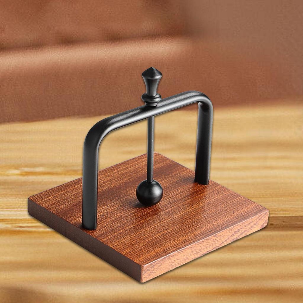 Wooden Table Napkin Organizer Aluminum Paper Towel Dispenser Holder for Banquet Kitchen Dining Table