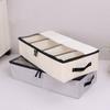 Divider Under Bed Storage Box Detachable Finishing Storage Box Cotton Linen Shoe Box  Sock