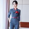 High-End Women's Professional Business Suit Set for Hotel Management, Housekeeping, Receptionist, and Salon Workwear