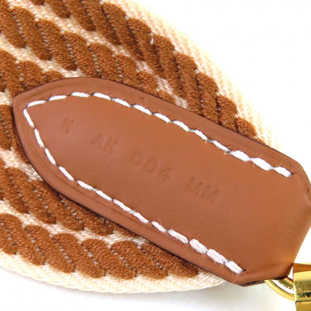 Pristine HERMES Shoulder Strap Bandouliere Cordage Brown Canvas Women Used