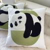 Stile Ins Panda Ricamato Carino Cuscino Moderno Semplice Cartone Animato Cuscino da Comodino Divano Soggiorno Custodia Federa per Cuscino Homestay Qualità