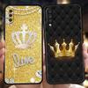Diamantkrone Handyhülle für Samsung Galaxy A24 A13 A53 A73 A33 A22 A12 A02 A03 A05 A70 A50 A10 A20 5G Silikonhülle