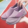 Schuhe Damen Frühling Freizeitschuhe Weiche Sohle Bequem Mutterschuhe Atmungsaktiv Keine stickigen Füße Damenschuhe Klettverschluss Mesh Schuhe