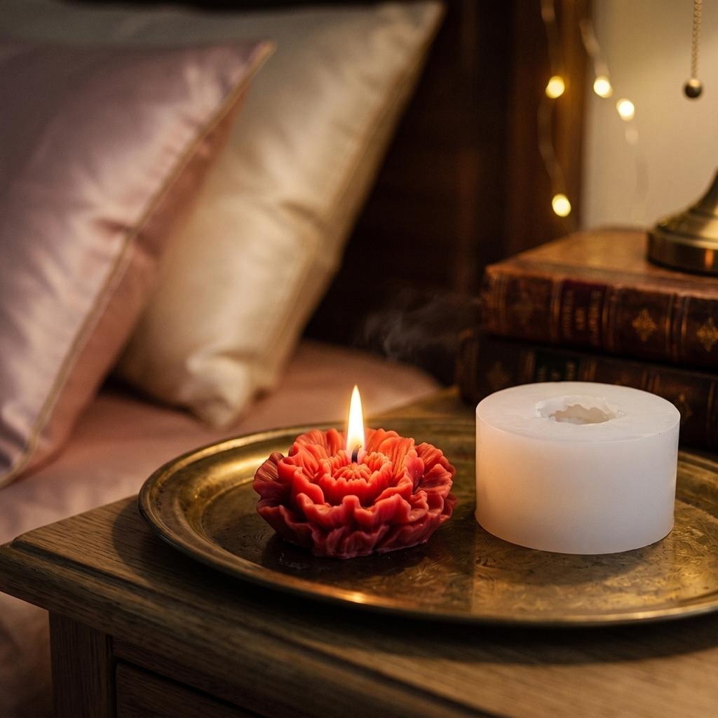 3D Flower for Epoxy Resin Plaster Candle Making DIY Ornament