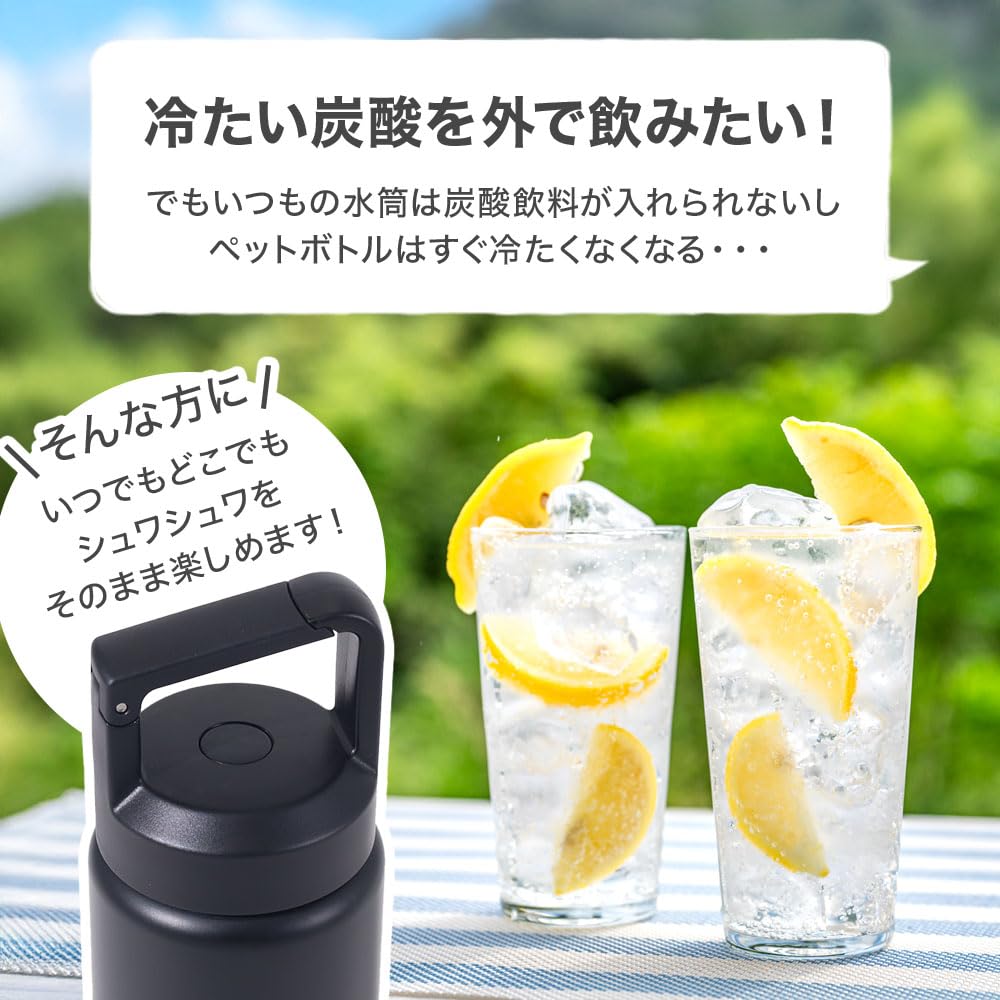 SUGGEST Carbonated Drink Vacuum for Keeping Drinks Cold and Available In Various with Pressure Release Wide Mouth Vacuum Insulated Suitable for Sports