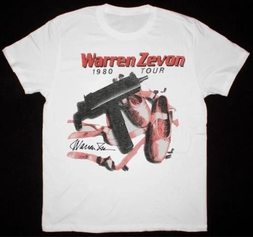 1980 Tour Warren Zevon Shirt Short Sleeve Gift For Fan S to 5XL T-shirt CM132 Unisex T-Shirt XXL