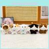 Niedlicher Katzen Plüsch Schlüsselanhänger mit PP Baumwollfüllung für Kinder und Taschen