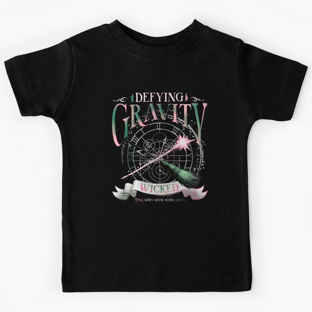 Pink And Green Changed For Good Crewneck ,Wicked The Musical Kids T-Shirt 120