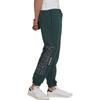 Adidas Originals Solid Color Letter Print Logo Joggers Men Bottoms Green HY6046