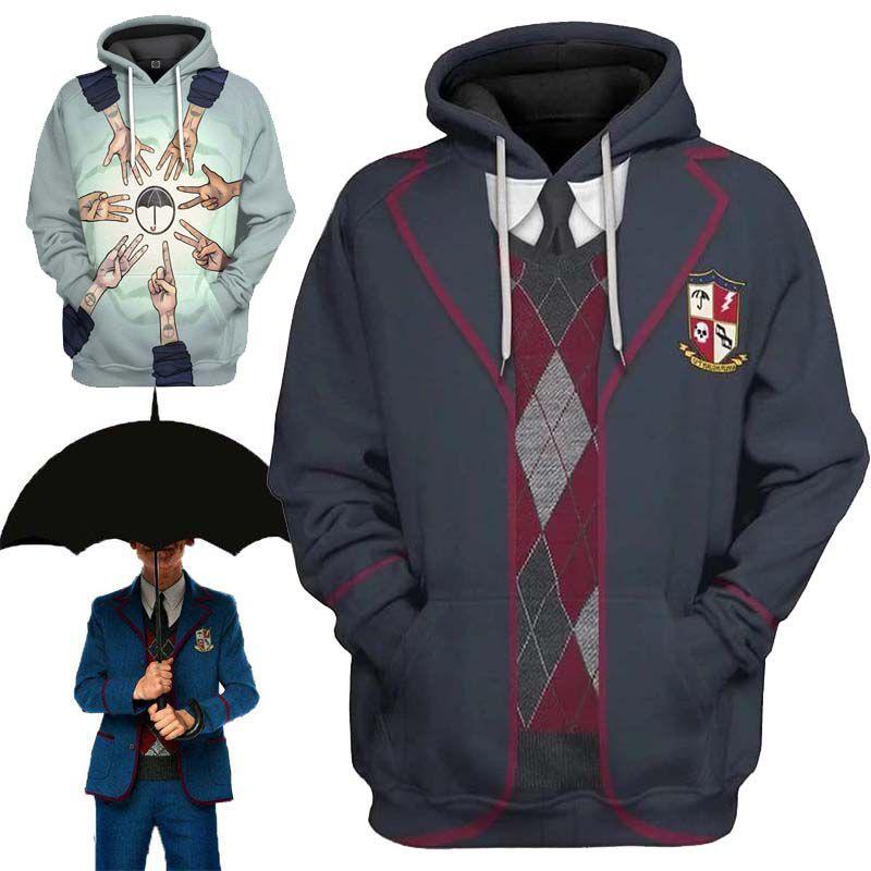 The Umbrella Academy Costume Hooded Jacket Soft And Comfortable Pullover Sweatshirt