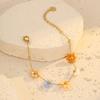 GEMCHIC Women's Colorful Flower Beaded Bracelet Fashion Simple Luxury Jewelry