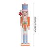 Nussknacker Figur Weihnachten Nussknacker Figur Tischmittelstück Weihnachtsdekoration Holz Nussknacker für Geburtstag Zuhause Weihnachten