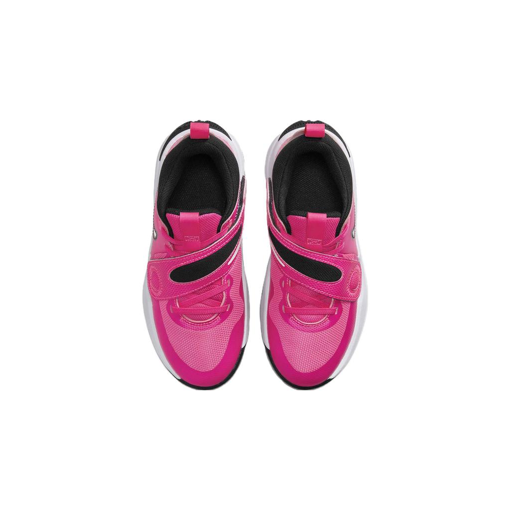 Nike Team Hustle D11 GS Fierce Pink Kids Sneakers Black Playful-Pink White DV8996-601